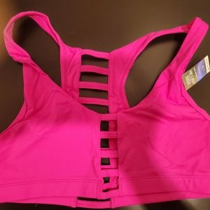 NWT Pink Victoria Secret Hot Pink Razer Back sports bra